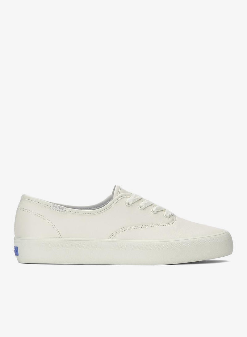 Keds Women's Champion GN Lace Up Leather  Casual Sneaker White - Image 1